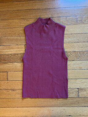 NWT Madewell Sweater Mock Neck Tank, XS